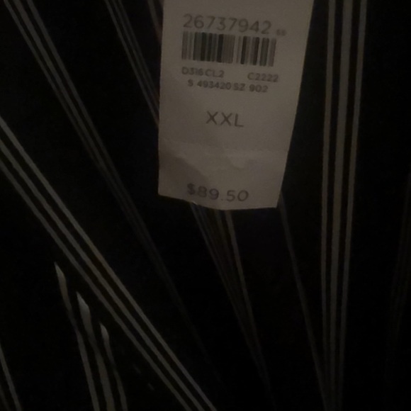 Loft black and white striped dress - Picture 3 of 5